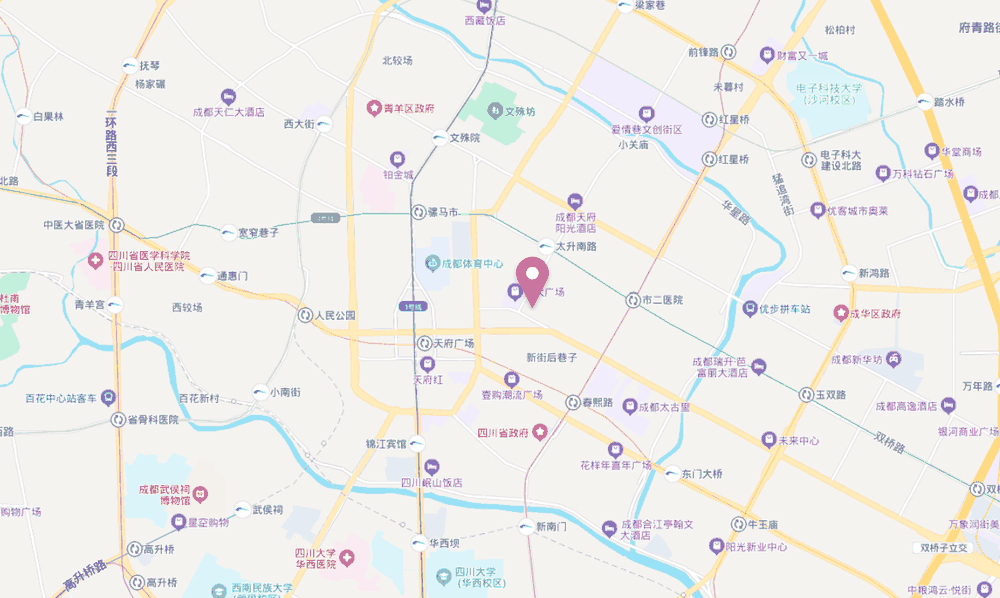 雄飞中心位置地图